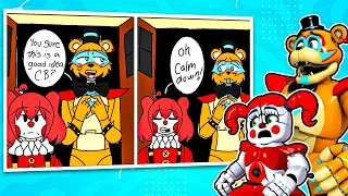 Glamrock Freddy REACTS To YOUR FAN COMICS with Circus Baby