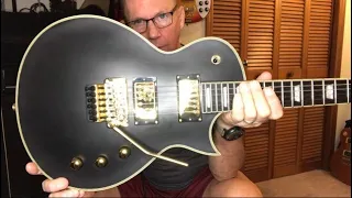 Best Harley Benton SC-Custom II FR Vintage Black model guitar for the money, my playing it 🤪