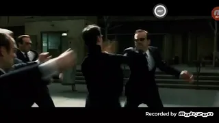 The Matrix Reloaded (2003) Neo vs Agents Smith