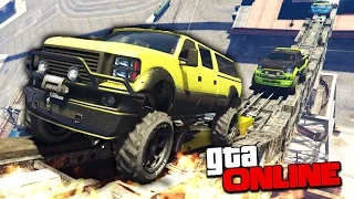 ЖЕСТОКАЯ ПРОВЕРКА НА СКИЛЛ ПО САМОЙ УЗКОЙ ДОРОГЕ В GTA 5 ONLINE