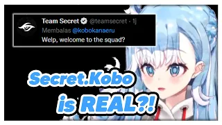 Kobo bragging herself when TEAM SECRET Dota 2 notice her