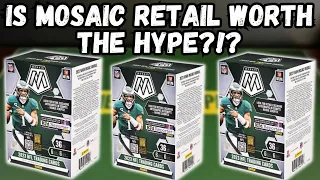 Does Mosaic Retail Live Up To The Hype?!? 2023 Panini Mosaic Football Blaster Review