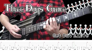 Three Days Grace - Get Out Alive (Guitar Cover + TABS)