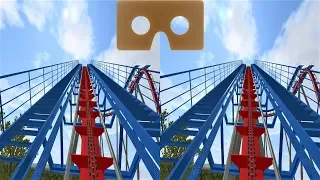 VR 3D video Roller Coaster 13 Американские Горки для VR очков 3D SBS VR box