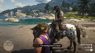 Yes... Charles will find Arthur even if he's on Guarma