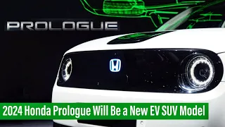 2024 Honda Prologue Is An Electric-SUV Running On GM Gear