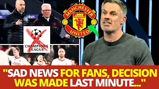 IT'S OVER! FANS ARE IN TEARS! UNFORTUNATELY, IT HAPPENED! THERE'S NO WAY OUT, MAN UNITED NEWS.