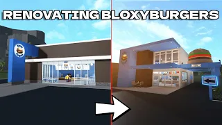 RENOVATING BLOXY BURGERS IN BLOXBURG | roblox