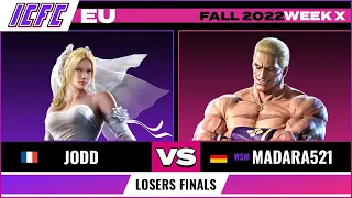 Jodd (Nina) vs Madara521 (Geese) - Losers Final ICFC TEKKEN EU: Fall 2022 - Week X