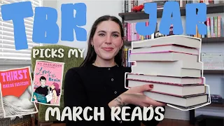 TBR jar picks my reads for march 📖 getting through my physical TBR
