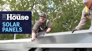 How to Install a Small Roof Solar Panel | This Old House