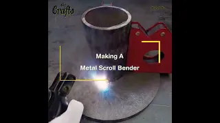 Making a metal scroll bender