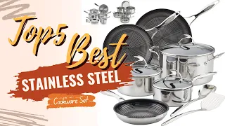 Top 5 Cookware Sets in 2024 | Best Stainless Steel Cookware Sets 2024 🍳 Non Stick Pan