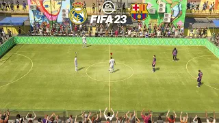 FIFA 23 | Ronaldo-Mbappe-Modric vs Lewandowski-Dembele-Gavi | RM vs FCB | 3x3 Gameplay PC