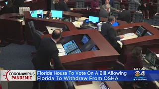 Florida House To Vote On A Bill Which Would Allow Florida To Withdraw From OSHA