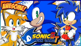 Tails and Sonica Play Sonic GT Fan Game Part 1 (Female Sonic)