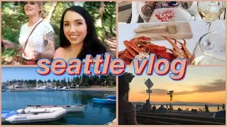 WHAT TO DO IN SEATTLE! Food Adventures, Ferry Ride, Bainbridge Island | Vlog!