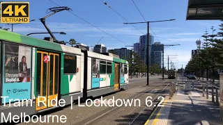 Riding Tram From Docklands To Federation Square | Melbourne Australia | 4K UHD