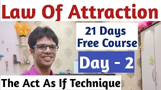 Law Of Attraction || The Act As If || Day - 2