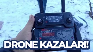 Drone kazaları kamerada