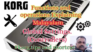 Korg pa Arranger keyboard's functions and operations Malayalam explanation...