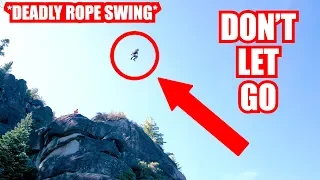 * *DON'T LET GO** HIGHEST ROPE SWING EVER MADE!!! 4K