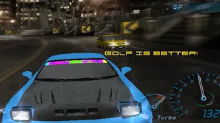 NFS Underground beta rubberbanding 2: Revenge of the Golf