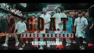 KAUSHIK SUVARNA | G.O.A.T | Diljit Dosanjh | DANCE WORKSHOP | URBAN GROOVE STUDIO MANGALORE |