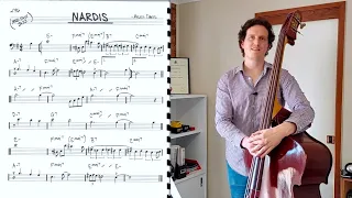 "Nardis" by Miles Davis 🎺 | Double Bass Lesson 🎸 | Walking Jazz Standards #33 🎵