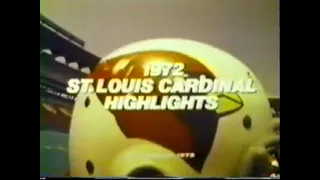 1972 St Louis Cardinals football highlights