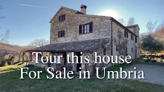 Italian Property For Sale. Tour this charming Italian farmhouse in Umbria.