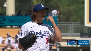 Tyler Glasnow strikeout highlights vs. Mets (Dominant 10 K Performance) 4.21.24