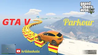 Gta 5 parkour with suv hard challenging parkour 88.8888% people will fail |GTA V 2k | Doraemon oggy
