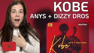 American Mom Reacts to Anys ft Dizzy DROS - Kobe 🇺🇸🇲🇦