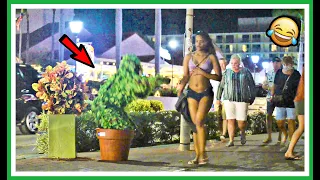 Scaring people at night goes wrong | Bushman prank [ Don't f***g do it again ]