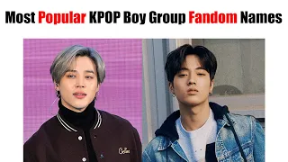 Most Popular KPOP Boy Group Fandom Names All Time!
