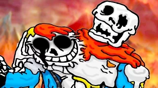 САНС + ПАПАЙРУС = ЖУТКОЕ НЕЧТО! || UNDERTALE: Sixbones Battle