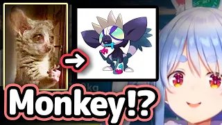 Pekora's Reaction to New Pokemon That Looks Like Her Pet Monkey【Hololive】