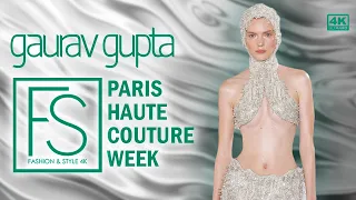 GAURAV GUPTA Paris Haute Couture Week | FULL SHOW Hiranyagarbha feat. Maggie Maurer FW 23-24