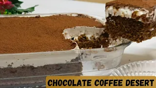 Moist Coffee cake Desert | That Melts in Your Mouth!💯|Simple and Delicious recipe