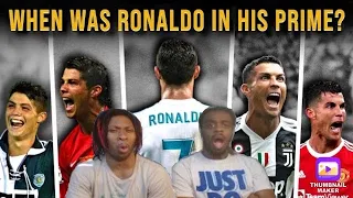 When was Cristiano Ronaldo in his Prime?