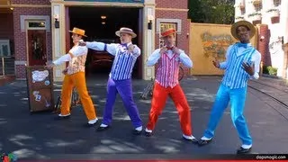 Dapper Dans Full Set With Boy Band Medley - Main Street Firehouse - Disneyland, USA