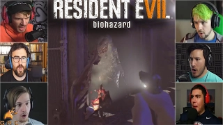 Gamers Reactions to the Vomiting Molded(Barn Fight) | Resident Evil 7: Biohazard