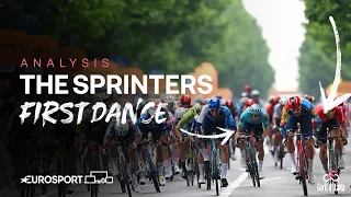 Watch the moment the FIRST SPRINT of Giro D'Italia Stage 3 was decided 👀💨