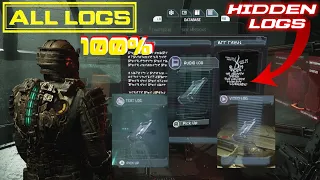 Dead Space Remake ALL LOGS & LOCATIONS 100% Complete Guide! HIDDEN Side Missions, Audio & Text Logs!