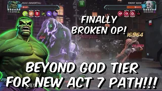 Immortal Hulk is BEYOND GOD TIER for this NEW Act 7.2 Path!!! - Marvel Contest of Champions