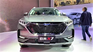 2021 Changan Oshan X7 Walkaround—2021 ShangHai Motor Show—2021款长安欧尚X7，外观与内饰实拍