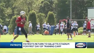 Patriots return to Gillette Stadium for first day of training camp