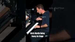 Chris Martin Being Funny On Stage, Funny Moments Chris Martin #shorts