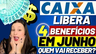 💸 PODE COMEMORAR! CAIXA libera BOLSA FAMÍLIA + 3 BENEFÍCIOS em JUNHO – VEJA QUEM RECEBE!